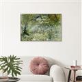Picture of Vincent Van Gogh's River Bank In Springtime (1887) _GroupedProduct_Rectangle_Landscape_Canvas_Framed_