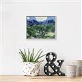 Picture of Vincent Van Gogh's Olive Trees With the Alpilles (1889) _GroupedProduct_Rectangle_Landscape_Canvas_Framed_