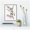 Picture of Vintage Tree Sparrow _GroupedProduct_Rectangle_Portrait_Canvas_Framed_