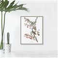 Picture of Vintage Tree Sparrow _GroupedProduct_Rectangle_Portrait_Canvas_Framed_