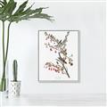 Picture of Vintage Tree Sparrow _GroupedProduct_Rectangle_Portrait_Canvas_Framed_
