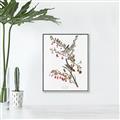 Picture of Vintage Tree Sparrow _GroupedProduct_Rectangle_Portrait_Canvas_Framed_