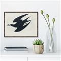 Picture of Vintage Black Sooty Tern _GroupedProduct_Rectangle_Landscape_Canvas_Framed_
