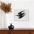 Picture of Vintage Black Sooty Tern _GroupedProduct_Rectangle_Landscape_Canvas_Framed_