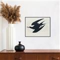 Picture of Vintage Black Sooty Tern _GroupedProduct_Rectangle_Landscape_Canvas_Framed_