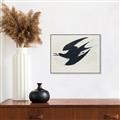 Picture of Vintage Black Sooty Tern _GroupedProduct_Rectangle_Landscape_Canvas_Framed_
