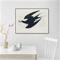 Picture of Vintage Black Sooty Tern _GroupedProduct_Rectangle_Landscape_Canvas_Framed_