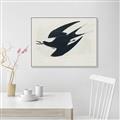 Picture of Vintage Black Sooty Tern _GroupedProduct_Rectangle_Landscape_Canvas_Framed_