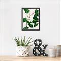 Picture of Nostalgic Green Murgrona Leaves _GroupedProduct_Rectangle_Portrait_Canvas_Framed_