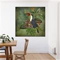 Picture of Tropical Paradise Toucan Bird _GroupedProduct_Square_Canvas_Framed_