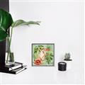 Picture of Tropical Paradise Cockatoos Bird _GroupedProduct_Square_Canvas_Framed_