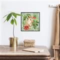 Picture of Tropical Paradise Cockatoos Bird _GroupedProduct_Square_Canvas_Framed_
