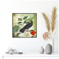 Picture of Tropical Paradise Birds Garden _GroupedProduct_Square_Canvas_Framed_