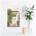 Picture of Pastel Green Door in Spring _GroupedProduct_Rectangle_Portrait_Photography _GroupedProduct_Rectangle_Portrait_Unframed_Print_Only_