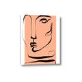 Picture of Peach Portait Line Art _GroupedProduct_Rectangle_Portrait_Canvas_