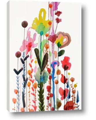 Picture of Eclectic Floral Canvas I