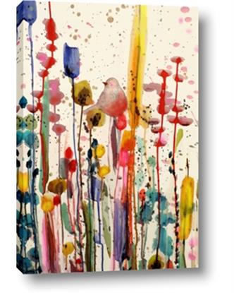 Picture of Eclectic Floral Canvas III