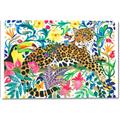 Picture of Vibrant Fusion Jaguar _GroupedProduct_Rectangle_Landscape_Canvas_