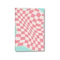 Picture of Pink Checkered Symphony _GroupedProduct_Rectangle_Portrait_Canvas_