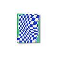 Picture of Blue Checkered Symphony _GroupedProduct_Rectangle_Portrait_Canvas_