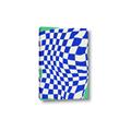 Picture of Blue Checkered Symphony _GroupedProduct_Rectangle_Portrait_Canvas_