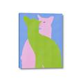 Picture of Optical Cat Duo _GroupedProduct_Rectangle_Portrait_Canvas_