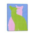 Picture of Optical Cat Duo _GroupedProduct_Rectangle_Portrait_Canvas_