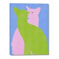 Picture of Optical Cat Duo _GroupedProduct_Rectangle_Portrait_Canvas_