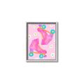 Picture of Pink Roller Skates _GroupedProduct_Rectangle_Portrait_Canvas_Framed_