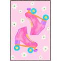 Picture of Pink Roller Skates _GroupedProduct_Rectangle_Portrait_Canvas_Framed_