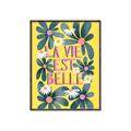 Picture of La Vie Est Belle Foliage _GroupedProduct_Rectangle_Portrait_Canvas_Framed_