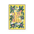 Picture of La Vie Est Belle Foliage _GroupedProduct_Rectangle_Portrait_Canvas_Framed_