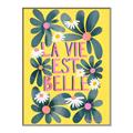 Picture of La Vie Est Belle Foliage _GroupedProduct_Rectangle_Portrait_Canvas_Framed_