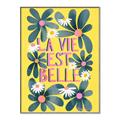 Picture of La Vie Est Belle Foliage _GroupedProduct_Rectangle_Portrait_Canvas_Framed_