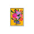 Picture of Red Chromatic Flowers _GroupedProduct_Rectangle_Portrait_Canvas_Framed_