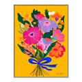 Picture of Red Chromatic Flowers _GroupedProduct_Rectangle_Portrait_Canvas_Framed_
