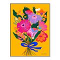 Picture of Red Chromatic Flowers _GroupedProduct_Rectangle_Portrait_Canvas_Framed_