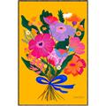 Picture of Red Chromatic Flowers _GroupedProduct_Rectangle_Portrait_Canvas_Framed_