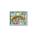 Picture of Vibrant Fusion Jaguar _GroupedProduct_Rectangle_Landscape_Canvas_Framed_