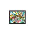 Picture of Vibrant Fusion Jaguar _GroupedProduct_Rectangle_Landscape_Canvas_Framed_