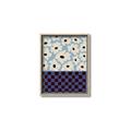 Picture of Blue Patterned Floral Perfection  _GroupedProduct_Rectangle_Portrait_Canvas_Framed_