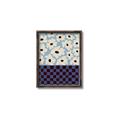 Picture of Blue Patterned Floral Perfection  _GroupedProduct_Rectangle_Portrait_Canvas_Framed_