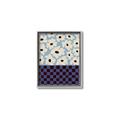 Picture of Blue Patterned Floral Perfection  _GroupedProduct_Rectangle_Portrait_Canvas_Framed_
