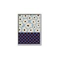 Picture of Blue Patterned Floral Perfection  _GroupedProduct_Rectangle_Portrait_Canvas_Framed_