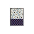Picture of Blue Patterned Floral Perfection  _GroupedProduct_Rectangle_Portrait_Canvas_Framed_