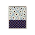 Picture of Blue Patterned Floral Perfection  _GroupedProduct_Rectangle_Portrait_Canvas_Framed_
