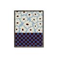 Picture of Blue Patterned Floral Perfection  _GroupedProduct_Rectangle_Portrait_Canvas_Framed_
