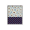 Picture of Blue Patterned Floral Perfection  _GroupedProduct_Rectangle_Portrait_Canvas_Framed_