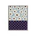 Picture of Blue Patterned Floral Perfection  _GroupedProduct_Rectangle_Portrait_Canvas_Framed_