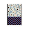 Picture of Blue Patterned Floral Perfection  _GroupedProduct_Rectangle_Portrait_Canvas_Framed_